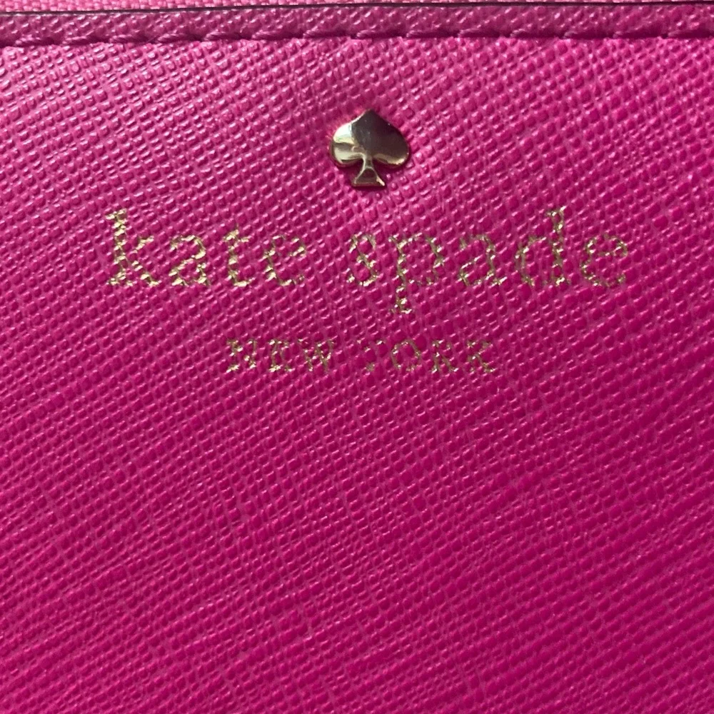 Kate Spade New York Cedar Street Lacey Wallet Pink Pwru3898 EUC